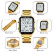 SKMEI 1888 Gold Stainless Steel Waterproof Sports Digital Watch - 2