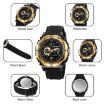 SKMEI 2098 Men's Waterproof Digital Watch with Thermometer - Black - 2