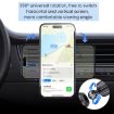 USAMS US-ZJ075 Magnetic Car Phone Holder (Black) - 5