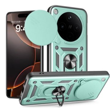 OPPO Find X8 Pro Mint Green Sliding Camera Cover Case TPU Hybrid - 1