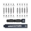 JAKEMY JM-8195 21 in 1 Screwdriver, S-2 Bits & Square Handle (Blue) - 1