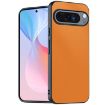 Ultra-thin Orange Leather Case for Google Pixel 10/10 Pro - 1