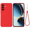 Samsung Galaxy A56 5G Red Liquid Silicone Dropproof Case - 1