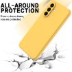 Samsung Galaxy A56 5G Yellow Silicone Dropproof Full Coverage Case - 5