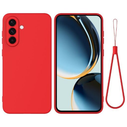 Samsung Galaxy A17 Red Silicone Dropproof Full Coverage Case - 1