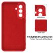 Samsung Galaxy A17 Red Silicone Dropproof Full Coverage Case - 6