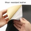 Red 30x137cm Self Adhesive Leather for Sofa/Car Seat Repair Patch - 4