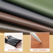 Red 30x137cm Self Adhesive Leather for Sofa/Car Seat Repair Patch - 5