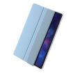 Samsung Galaxy Tab S9+ Ice Blue Acrylic Leather Case, 3-Fold - 3