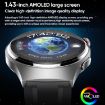 MT200 1.43" AMOLED Smart Call Watch, ECG/Temp/Glucose, IP67, Black - 4