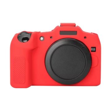Canon EOS R8 Red Soft Silicone Protective Case - 1