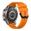 AK56 IP67 BT5.1 Smart Watch, Voice Call/Health, Silicone Orange Strap - 4