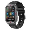 CF26 Smart Bracelet 1.57" Sleep Detect, Silicone Strap (Black) - 1