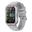 CF26 1.57" BT5.2 Smart Bracelet with Sleep Detection, Silver Strap - 1