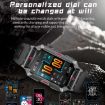 CF26 1.57" BT5.2 Smart Bracelet with Sleep Detection, Steel Strap Silver - 4
