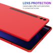 Samsung Galaxy Tab S9+ Red Liquid Silicone Shockproof Case - 5