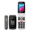 UNIWA V202T 4G Flip Phone, 2.4" Unisoc T107, SOS, Dual SIM (Blue) - 3