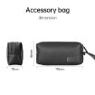 13/14" Dark Green Laptop Sleeve & Accessories Bag Holder - 3