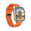iW9 Ultra 2.04" Smart Watch, BT Call, Heart Rate, Blood Oxygen (Orange Gold) - 2