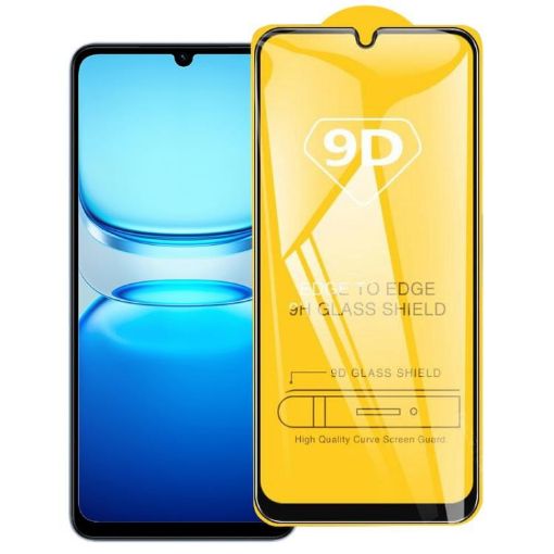 iQOO Z10 Lite 9D Full Glue Tempered Glass Screen Protector - 1