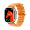 S800 Ultra Max Smart Bracelet, 1.5" Smart Watch, Bluetooth Call, Orange - 1