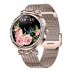 CF32 Gold Smart Watch, 1.27" Screen, Steel Band, 100+ Sports Modes - 1