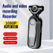 JNN C11 1080P HD Audio Video Recorder, 256GB Memory (Black) - 2