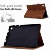 Samsung Galaxy Tab A8 2022 Leather Case, Rhombus TPU, Brown - 6