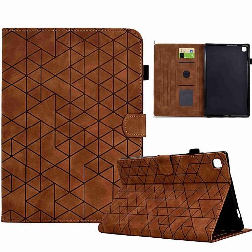 Samsung Galaxy Tab A7 10.4 2020 TPU Leather Case (Brown) - 1