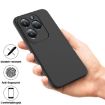 Infinix Hot 40/Pro Black Silicone Dropproof Full Coverage Case - 4