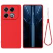 Infinix GT 20 Pro Red Full Coverage Liquid Silicone Phone Case - 1