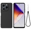 Infinix Note 40X 5G Black Silicone Dropproof Full Coverage Case - 1
