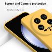 Xiaomi 14 Ultra Yellow Liquid Silicone Dropproof Phone Case - 5