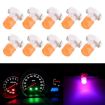 10 PCS 2W T3 Pink Wedge LED Dashboard Gauge Light Bulbs - 1