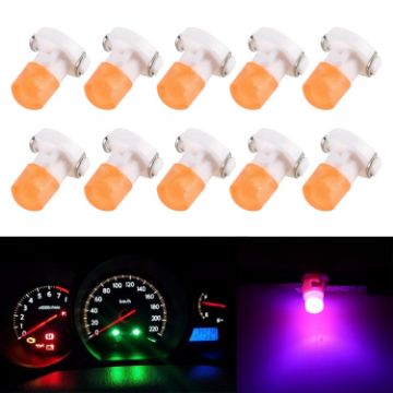 10 PCS 2W T3 Pink Wedge LED Dashboard Gauge Light Bulbs - 1