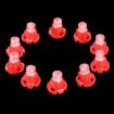 2W T4.2 Wedge LED Dashboard Gauge Bulbs, 10PCS, Red Light - 1