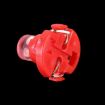 2W T4.2 Wedge LED Dashboard Gauge Bulbs, 10PCS, Red Light - 3