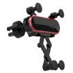 HAMTOD Silver Telescopic Invisible Car Phone Mount Holder - 3