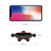 HAMTOD Silver Telescopic Invisible Car Phone Mount Holder - 6