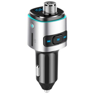 BC42 Bluetooth 5.0 Car Atmosphere Lamp & MP3 Player, TF/USB/FM Support - 1