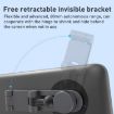 MOMAX CM21E INVISIBLE MOUNT Aluminum Folding Bracket - Grey - 6