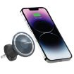 MOMAX MoVe Magnetic Transparent Car Air Outlet Holder (Black) - 1
