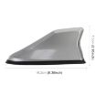 Grey Universal Car Shark Fin Antenna Aerial Radio Signal - 3