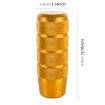 Gold Universal Car Gear Shift Knob with Threaded Post - 3