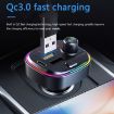 C13 Dual USB PD Car Charger & Bluetooth FM Transmitter with Light - 4