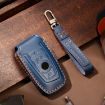 Blue Cowhide Leather Key Cover for Old BMW - Hallmo - 2