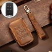 Hallmo Leather Key Cover for Land Rover Discovery 5 B Style Brown - 1