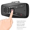 T823 Bluetooth Car Sun Visor Speaker for Hands-free Calls - 4