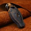 Mercedes-Benz Old Style Car Leather Key Cover (Blue) - 2