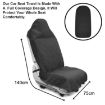 Universal Anti-Skid Waterproof Car Seat Cover - Black - 2